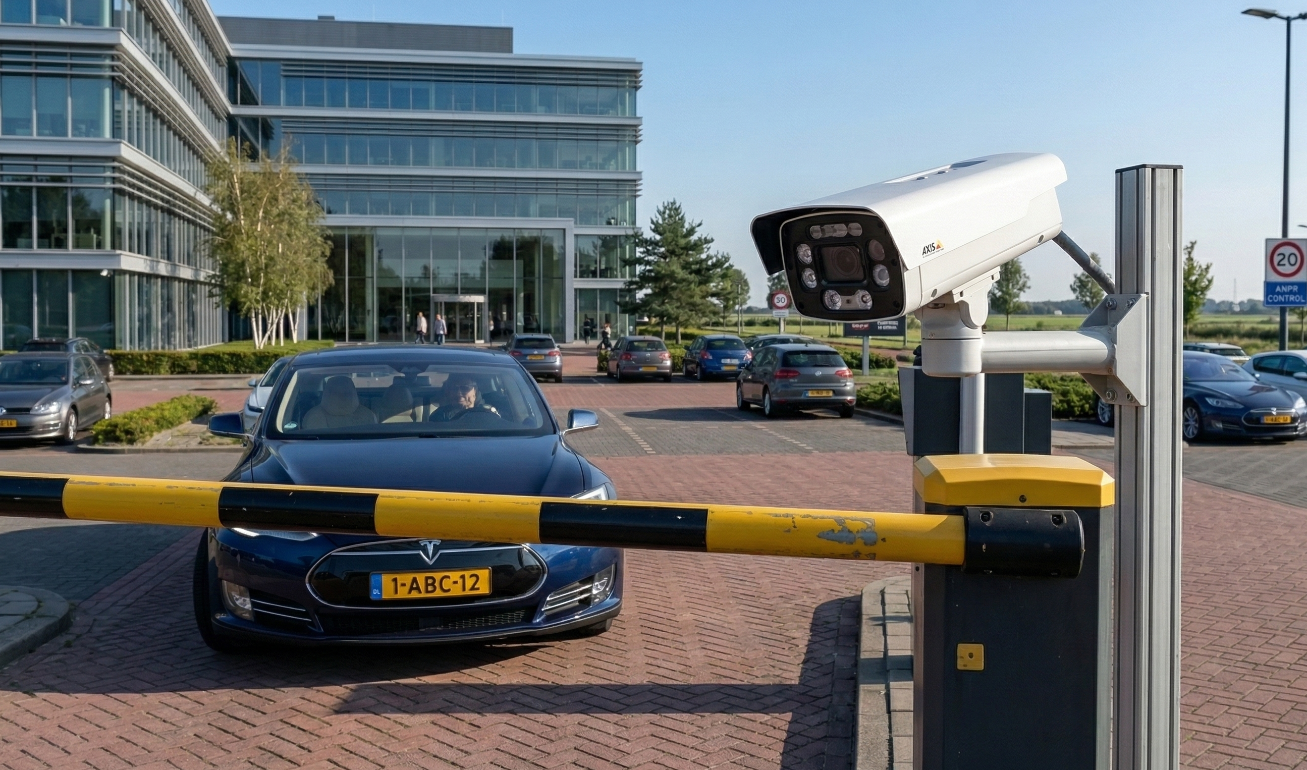 ANPR camera herkent kenteken
