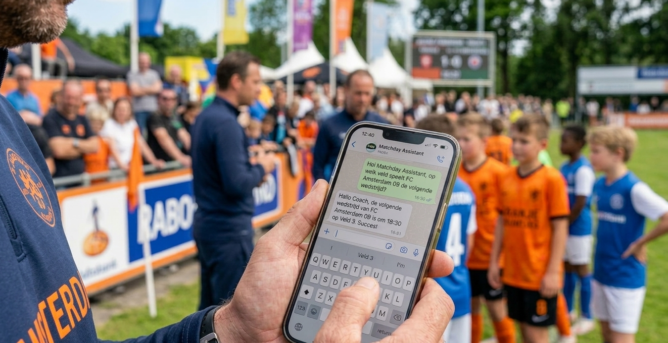 Coach uses WhatsApp for event communication