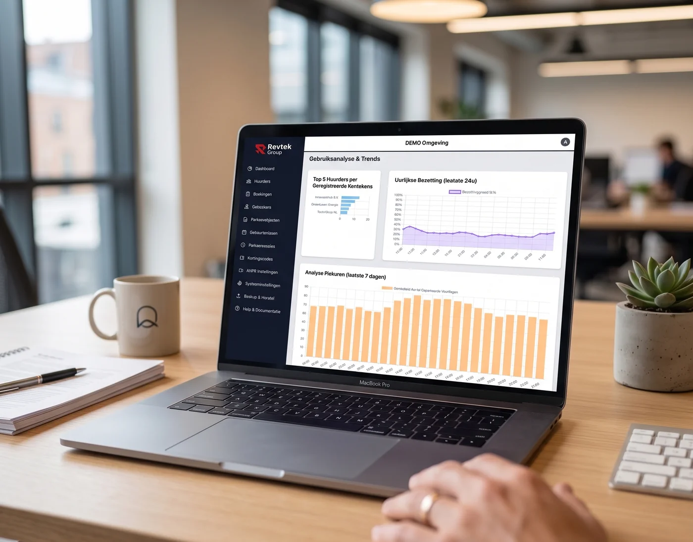Revtek office management dashboard