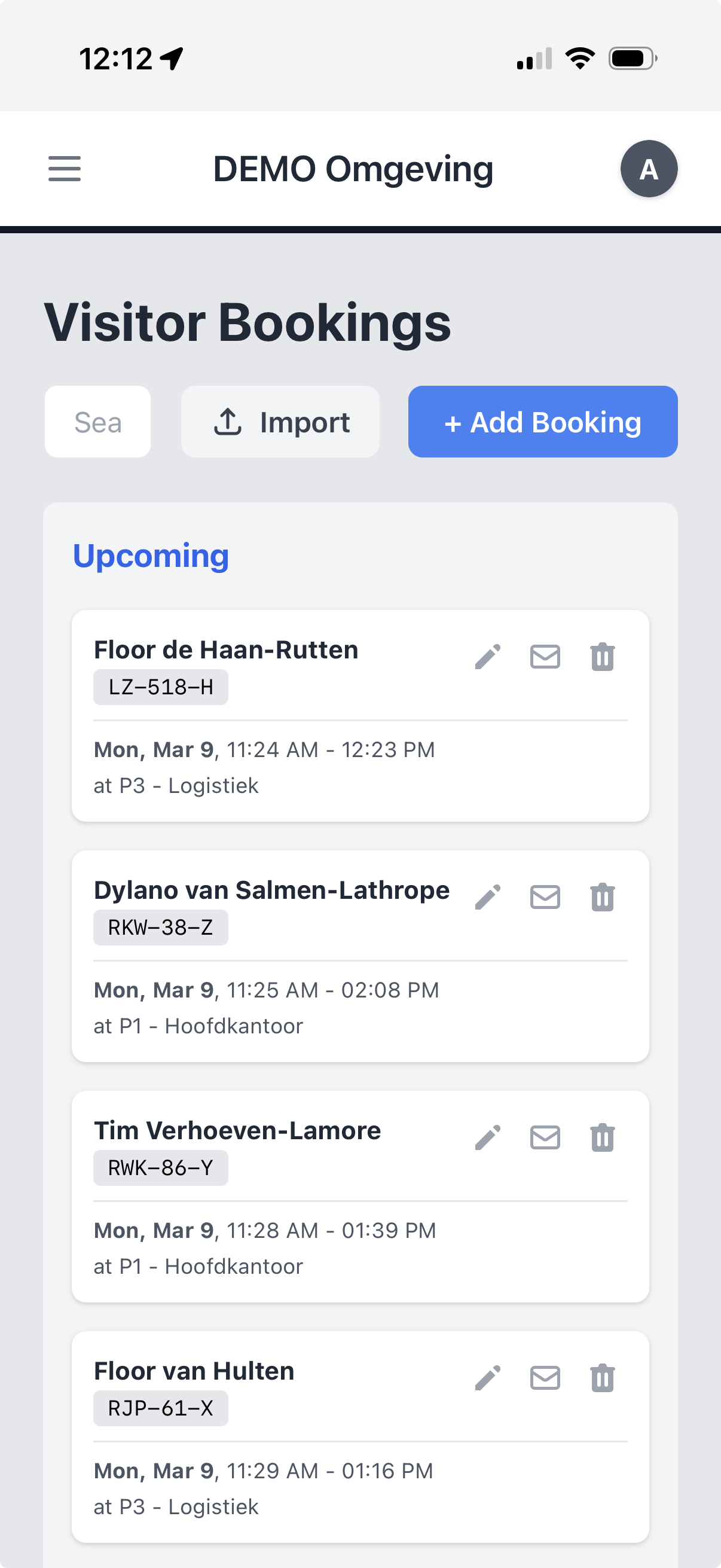 Revtek als app op mobiel